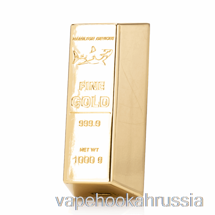 Vape Russia Hamilton Devices золотой слиток 510 батарея золото